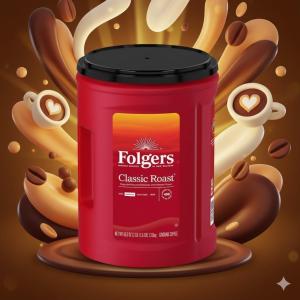Folgers Classic Roast 43.5oz Rich, Smooth Ground Coffee for Everyday Brewing