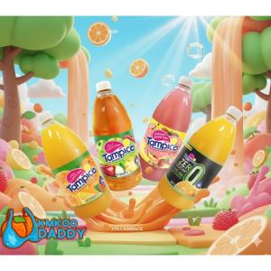 Tampico Juice 1L Zero Sugar Citrus, Strawberry Banana, Apple (Imported)