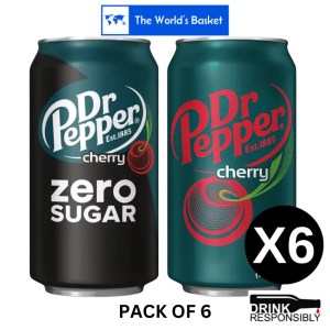 Dr Pepper Cherry 355ml Cherry | Zero Sugar
