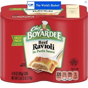 Chef Boyardee Beef Ravioli 15oz 4 Pack