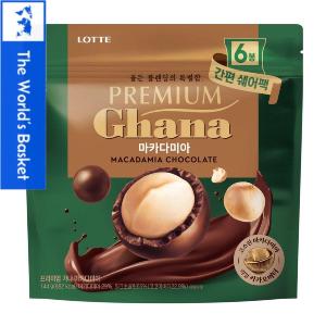 Lotte Premium Ghana Macadamia Chocolate  144g