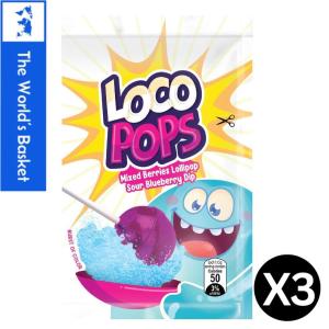 Loco Pops Mixed Berries Lollipop x3