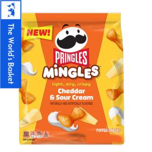 Pringles Mingles Puffed Snacks Cheddar and Sour Cream 2oz
