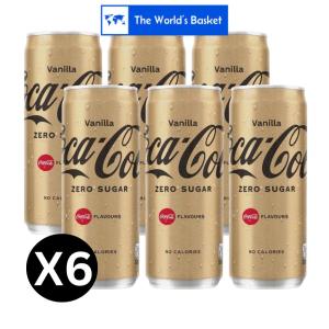 Coca Cola Vanilla Zero Sugar 320ml x6 Pack Of 6