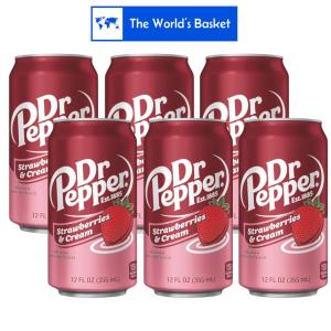Dr Pepper Strawberry & Cream12oz 355ml (6Pack) Soda