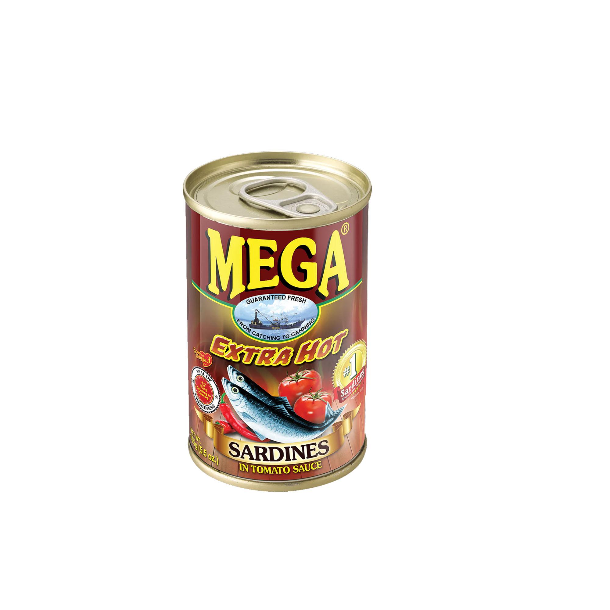 Mega Sardines Extra Hot Sardines 6pcs - Image 2