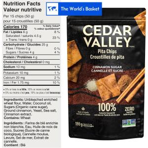 Cedar Valley Cinnamon Sugar Pita Chips