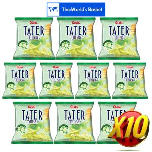 Oishi Tater Thins Cucumber Chips 18gx10cps