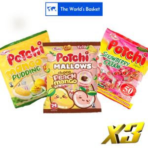 Potchi Strawberry Cream x3♥ Mango Pudding x3♥ Choco Peach Mango x3 Gummi Candy