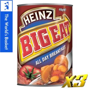Heinz Big Eat All Day Breakfast Canned Breakfast Ready To Eat Quick and Convenient Meal 410g
