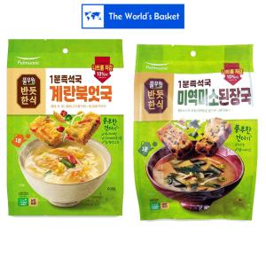 Pulmuone Instant Seaweed Miso Soup 5 x 6g♦ Egg Soup
