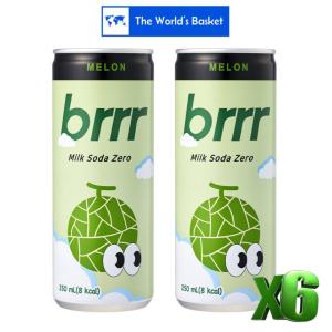 Brrr Milk Soda Zero Melon 6x250ml ♥ Soda