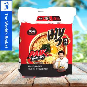 Paik Ramyun Korean Style Spicy Noodles | 115g x 4s