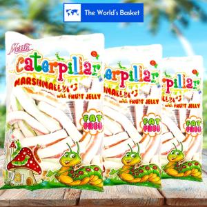 Mello Caterpillar Marshmallows With Fruit Jelly 135g x 3