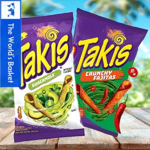Takis Crunchy Fajitas Rolled Tortilla Chips ♥ Guacamole- 9.9 Oz