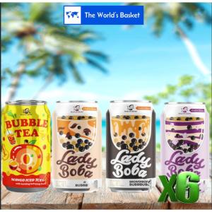 Madam Hong Lady Boba Classic ♥ Taro ♥ Brown Sugar♥ Mango Bubble Tea 315mL