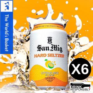 San Miguel Hard Seltzer Citruz Mix 6x 330ml w/ Alcohol