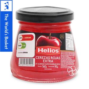 Helios Red Cherries In Syrup 160g