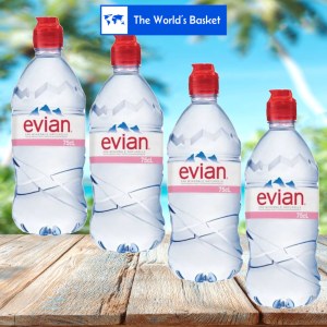 Evian Natural Mineral Water 750ml x4