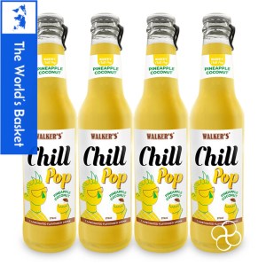 Walkers Chill Pop Pineapple Coconut 4 x 275mL