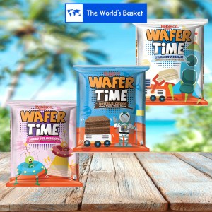 Rebisco Wafer Time 20s x (2Pack) flavor berry Strawberry, Double Choco and Creamy milk