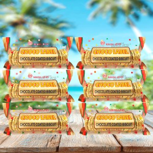 Choco Label Chocolate Coated Biscuit 80g x6