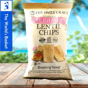 The Daily Crave Lentil Chips Himalayan Pink Salt 120g