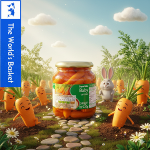 SuperValu Baby Carrots In Jar (340 g)• Carrots Canned Vegetables