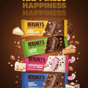 hersheys Special Creations 90g Choco Cheese Cake, Strawberry N Creme, Almond Crunch, Chco Tiramisu Chocolate bar