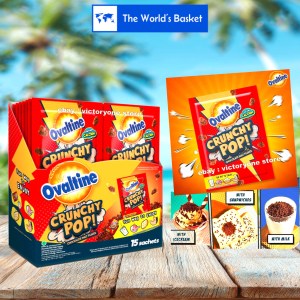 Ovaltine Crunchy Pop Chocolate Malt Flakes Topping