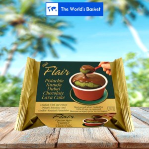 Flair Dubai Pistachio Kunafa Chocolate Lava Cake 60gm