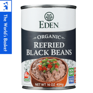 Eden Foods Organic Refried Black Beans, Non GMO, 16 Ounces