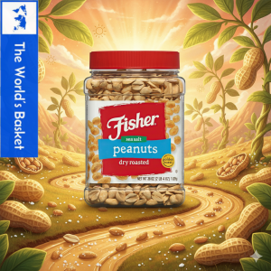 Fisher Snack Honey Roasted Peanuts - 36 Oz