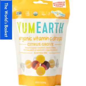YumEarth Organic Vitamin C Drops Citrus Grove 93.6g♥ Sweet Candy