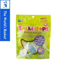Zollipops Green Apple Clean Teeth Lollipops 3.1 oz
