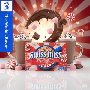 Swiss Miss Peppermint Hot Chocolate with Marshmallows – 6 x 39g Sachets