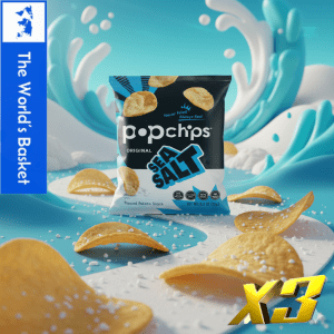 Popchips Sea Salt 23g x 3♥ Chips