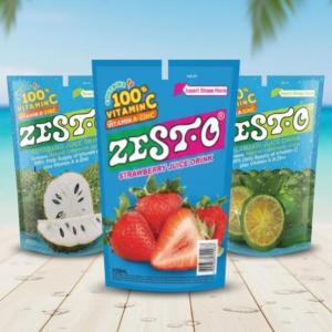 Zesto Juice Drink 200ml Calamansi, Strawberry, Guyabano