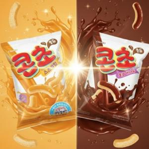 Crown Corn Cream Cheese 135g | Choco Ganache 135g snacks