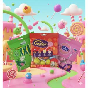 Cerdan Lollipops Assorted Flavor • XXL• Strawberry