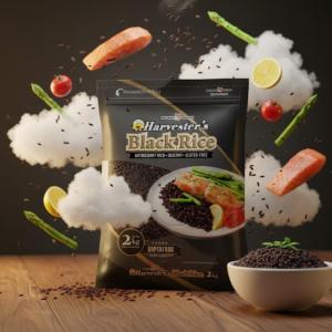 HArvester Black rice Heathy rice 2-5kg
