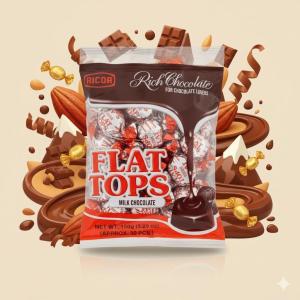 Ricoa Flat Tops Milk Chocolate Pillow 500g
