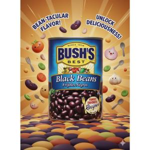 Bush Black Beans Prijoles Negros 16oz