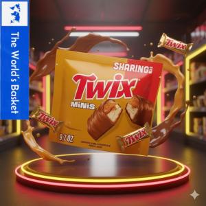 Twix Caramel Miniatures – 9.7oz Sharing Size  Crunchy Cookie, Caramel & Milk Chocolate Bites