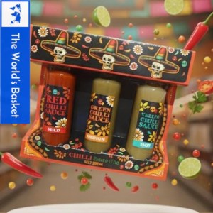 Chilli Changa Chili Sauce Trio – 3 x 255ml Bottles  Bold, Spicy Flavors for Every Dish