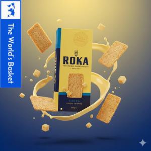 Roka Onion & Garlic Cheese Puffs – 60g of Bold, Cheesy Crunch!