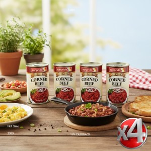 sunpride Premium Corned beef 150g (pack of 4)