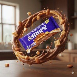 Cadbury Dairy Milk & Praline Crisp 180g – Creamy Milk Chocolate with Crunchy Praline