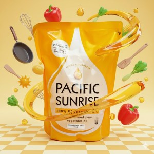 Pacific Sunrise 100% Vegetable Oil 2L – Pure and Healthy Cooking Oil for Everyday Frying