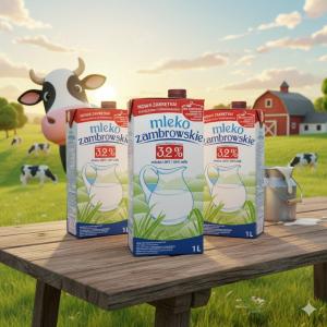 Mleko Zambrowskie UHT milk x3